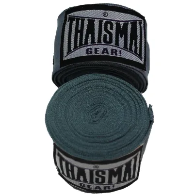 THAISMAI ผ้าพันมือซ้อมมวย ผ้าพันมือชกมวย มวยไทย อุปกรณ์มวยไทย Hand Wraps รุ่น HW-7003 (Gray)