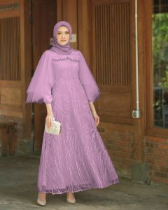 [READY JUMBO] TERMURAH Bayar COD/ Gamis Brokat/ Baju Muslim Wanita Terbaru 2022/ Gamis Wanita Murah/ Gamis Brukat/ Gamis Kondangan Model Terbaru/ Gamis Seragaman/ Gamis Brukat Terbaru 2020/ JELITA DRESS