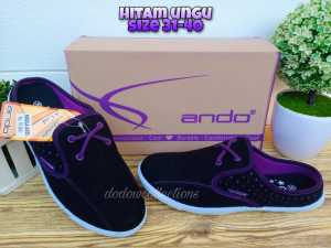 flip flop ando rossela size 31-40 - sepatu ando rossela termurah - slip on ando wanita murah - sepatu branded murah - sepatu casual anak perempuan- sepatu couple ibu dan anak termurah