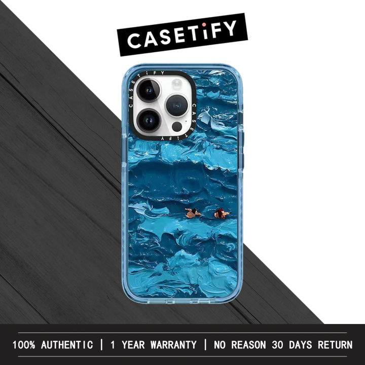 CASETiFY Artist's Oil Painting: We and the Waves Series Case for