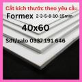 Tấm bìa formex { kích thước 40*60cm } dày 2/3/4/5/8/10/15mm dùng làm đồ handmade, mô hình.tủ kệ, biển quảng cáo, bể cá, cổng trại. 