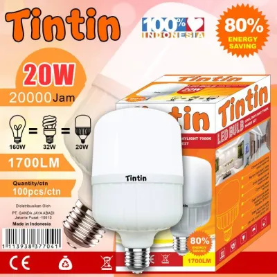 10PCS Lampu Bohlam Led Capsule Tintin 20watt Tintin Bohlam Lampu LED kapsul 20w 20 watt Tin Tin Capsule murah