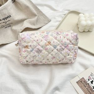BAIXL Cartoon Animal Pattern Bubble Cloth Coin Purse Portable Korean Style Cosmetic Bag Practical Soft Zipper Stationery Bag Student