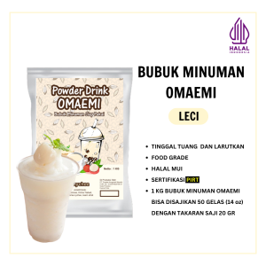 Bumbu Minuman OMAEMI {LECI / {LYCHEE} 1kg / Bumbu Minuman Aneka Rasa Murah
