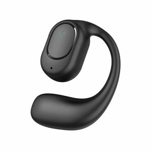 MAYSSHOP OWS Single-Ear Hook-On Wireless Sports Bluetooth Headphones | LED Display and Button Controls T19