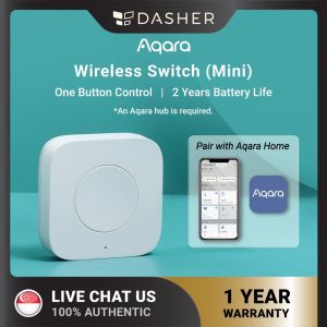 [Global Version] Aqara Wireless Mini Switch T1 One Button Control Smart Doorbell App Control