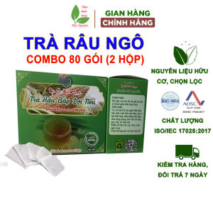 80 gói trà túi lọc râu bắp lợi tiểu Bảo Khang trà râu ngô rau má giúp tan sỏi thận lợi tiểu tiểu đêm tiểu buốt