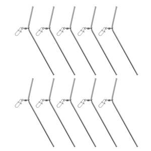 10Pcs Fishing Balance Connector Tackle Sea Fishing Accessories with Snaps Rotating Anti Entanglement Tube