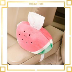 Tranquil Watermelon doll fruit tissue paper box creative paper box bedroom storage box car tissue box YKD