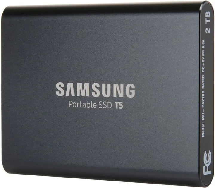 SAMSUNG T5 Portable SSD 2TB - Up to 540MB/s - USB 3.1 External Solid State Drive (MU-PA2T0B/AM)