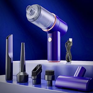 Máy hút bụi ( có chức năng thổi) đa năng cầm tay không dây sạc pin công suất 120w lực hút 8000Pa. Mùa sắc : Đen - Trắng - Xanh than. Nhỏ Gọn Tiện Lợi - Lực Hút Mạnh - Phụ Kiện 4 Bánh