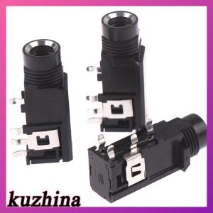 [kuzhina] [Kliniki] 3pcs lot 6.35mm Jack stereo female socket connector audio adapter 4pin