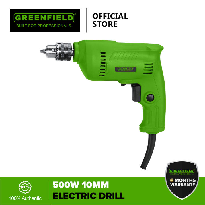 Schultz Power Tools 500w Drill Greenfield Electric Drill 500W
