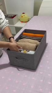 Hộp đựng quần áo KHÔNG NGĂN COMBO 3 CÁI hộp đựng đồ có nắp chống bụi sap xep tu quan ao luôn ngăn nắp thùng đựng đồ chơi