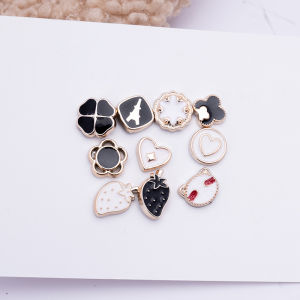 Mini Bross 10Pcs Pin Baju Hijab Dagu Klip Kecil Aksesoris Fashion Wanita Korea PER 2 SET