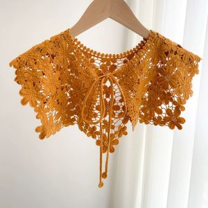Cotton Ren Hoa Cardigan khăn choàng cho phụ nữ Rỗng ra khăn phù hợp cho tất cả các mùa