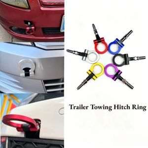 INNEED Universal Fit Racing Tow Hook Aluminum Material Multiple Colors Car Trailer Hook Durable Front Rear Use Tow Trailer Hooks For European Cars