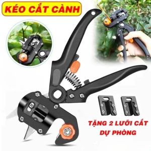 Kéo Ghép Cành Đa Năng - Chuyên Dụng Tặng 2 Lưỡi Cắt Và Trụ Đỡ Thay Thế
