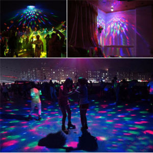 Small Magic Ball LED Colorful Rotating Crystal Magic Ball KTV Bar Laser Light