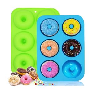OWNNEW High Temperature Resistant Donut Mold Silicone Non-Stick Baking Pan  6 Holes Cake Mold Home Baking