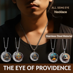 Moon Ruth Womens Vintage Sweater Chain Rotating Pendant Necklace Jewelry Sweater Chain