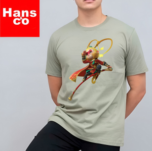 Kaos Pria 3 Dimensi Motif Animasi Kera Sakti Tshirt Oblong Katun 24s H0120 By Hans & co