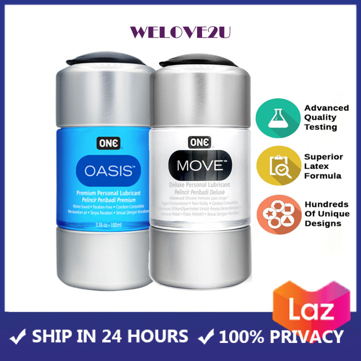 WE LOVE - ONE Personal Sex Lubricant Move 100ml (Deluxe) Minyak Perlincir  Sex For Sextoy For Sexual Smooth untuk sek lebih selesa ONE LUBRICANT MOVE  100ML Water-Based Lubricant - Lazada