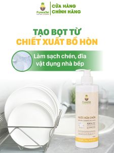 Fuwa3e Organic Enzyme Dishwashing Liquid 500ml - Moisturizing & Sulfate-Free for Sensitive Skin