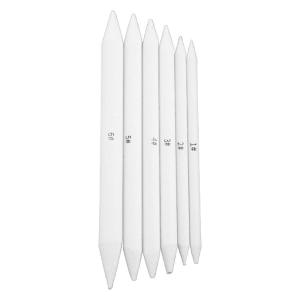 6pcs Blending Smudge Tortillon Stump Sketch 6 Sizes Art Drawing Tool Pastel New