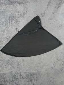 Kerudung instan hitam SD model serut