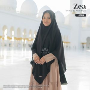 Arafa Hijab - Zea Khimar | Khimar Syari Non Pad | Kerudung Non Pad Bahan Flowly Linen Premium