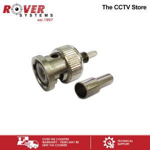 ENDURA Micro BNC Plug Crimp Type 2-Pieces (Male for RG179 MicroCoax) for CCTV 10 pcs /pack