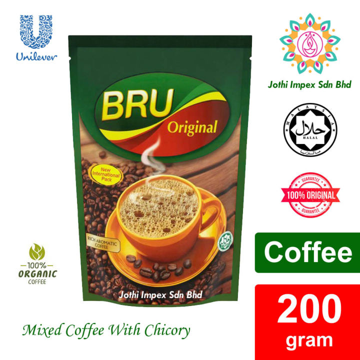 Bru Packet Bru Coffee Original (200gm Packet) | Lazada