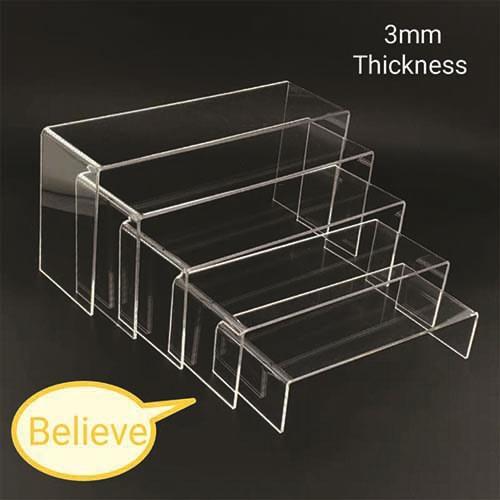 Acrylic Plastic Display Stand Holder Set Acrylic U-Frame Shoe Rack ...