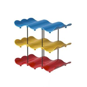 GROCERIY 2/3/4 Layers Wavy Multi-layer Finishing Rack Large Capacity Saving Space Water Cup Holder Multi-functional Anti-Fall Cup Storage Rack for Home