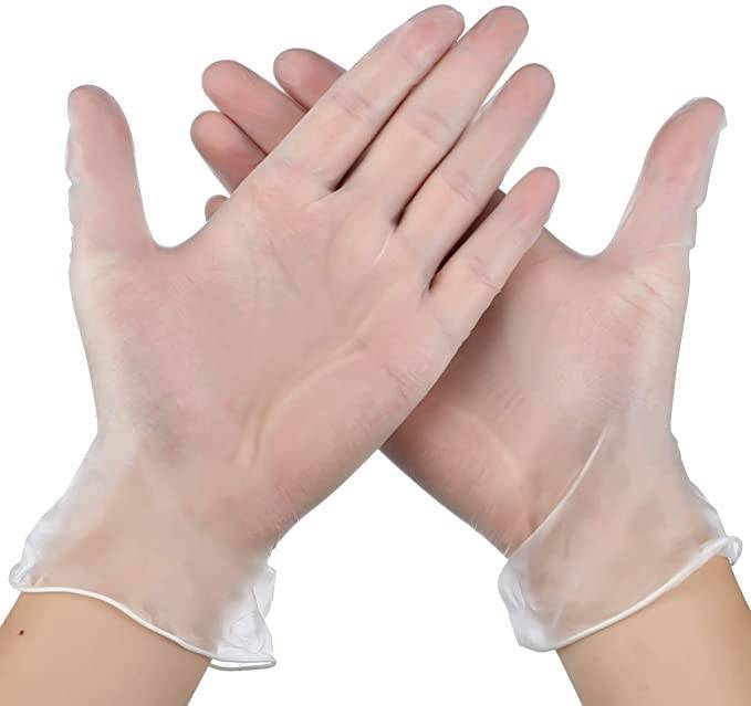 Transparent disposable deals gloves