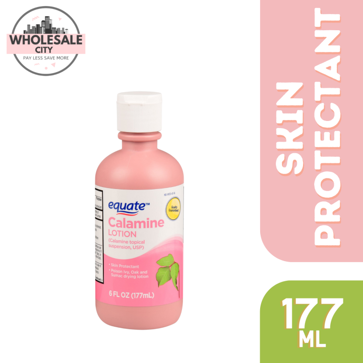 Equate Calamine Lotion 6 Oz 177mL Big Size Anti Itch Lotion vs
