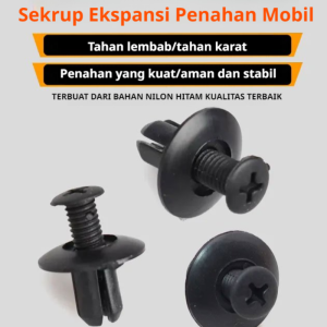 Black Expansion Screws Bolt Screwdriver Installation Snap Fastener Wearresistant And Waterproof