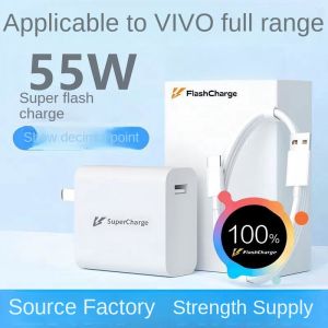 Longhe vivo 55W fast charging intelligent temperature control charger（super VOOC ）