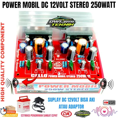 Power Mobil Stereo DC 12Volt 250watt