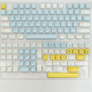 135Key Shallow Dream Themed Keycap XDA Profile PBT Dye Sublimation Keycap Set for Customs Mechanical Keyboards
