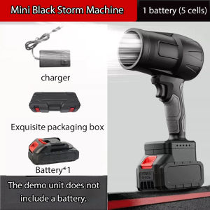 Cordless Electric Blower Cordless Handheld Dust Collector Home Cleaner Rechargeable Battery Water Turbine Storm Gun Strong Air Blow
