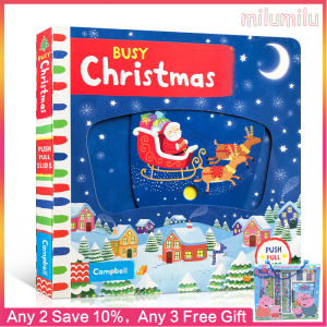 Busy Christmas Board Book Early Childhood Education Books Original English Books