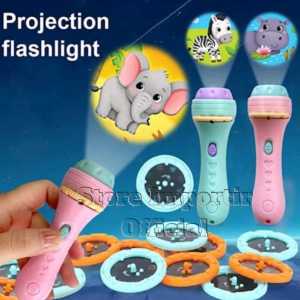 Mainan Baby Flashlight Projector SS 1553 Mainan Edukasi Senter Proyektor LED Anak Seru | Mainan projektor gambar fun flashlight Mainan Melatih Tumbuh kembang Anak | Mainan Pengantar Tidur Senter Proyektor Ada Beberapa Gambar Lucu Murah Bahan Berkualitas