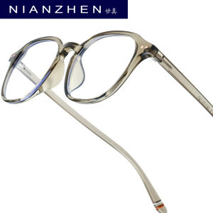 NIANZHEN TR90 Kính mắt khung người đàn ông vuông thiết kế thương hiệu kính nữ hoài cổ cổ điển siêu nhẹ trọng lượng Eyewear Kính 210576