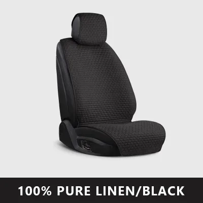 Bọc ghế ô tô vải lanh Seametal phổ trước sau Gối Đệm Ghế Bìa thoáng khí trọn Bộ bảo vệ ghế xe điên