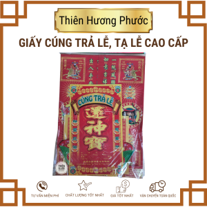 Giấy cúng tạ lễ trả lễ loại cao cấp