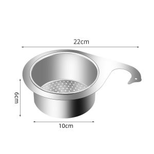 Rổ lọc bồn rửa chén bằng inox chống gỉ sét cao cấp