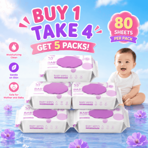 B 1 T 9 Alcohol-Free Fragrance-Free Baby Hand And Mouth Wipes 80pcs Multi-Purpose Cleaning Wipes Soft And Gentle On Sensitive Skin Suitable For Baby And The Whole Family Convenient For Travel Outdoor Activities And Car Use
