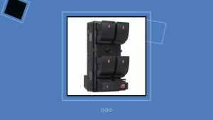 Obaee Power Window Control Switch Compatible with GMC Acadia 2007-2016 Replace OEM 20945224 901-990 Front Left Driver Side Button Red Light